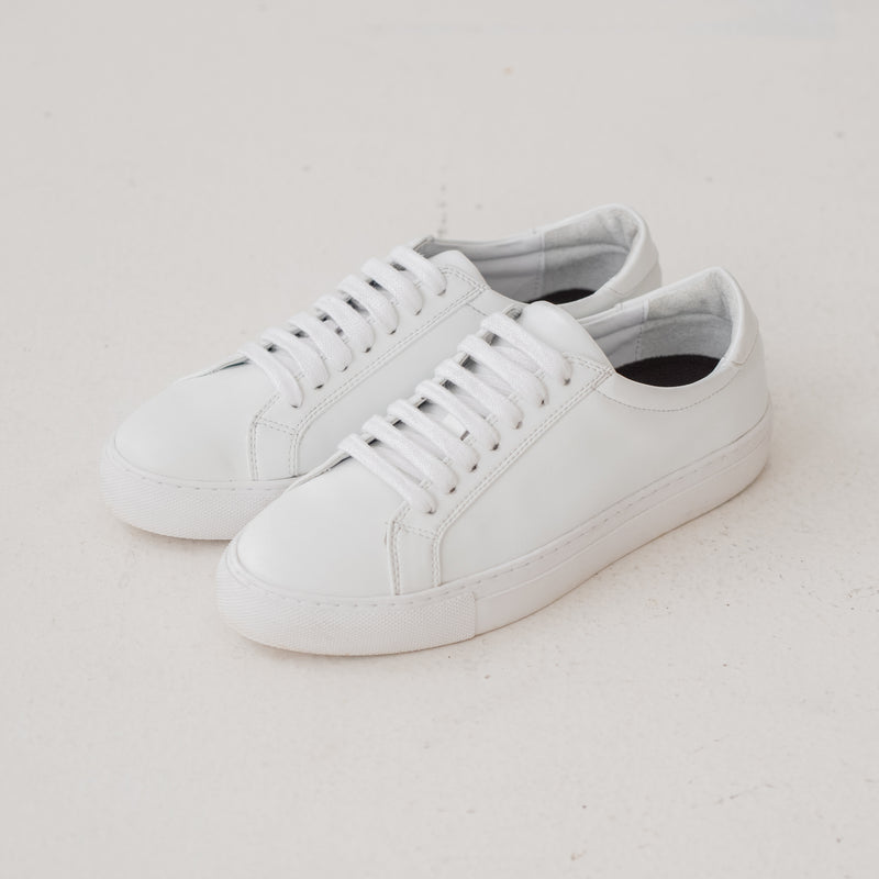 Gullar Women's Vegan Leather White Shoes